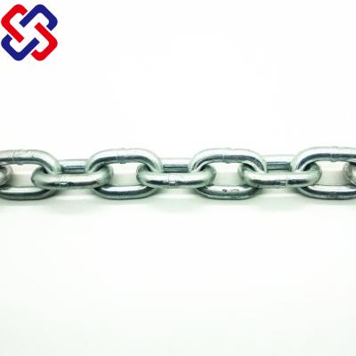 China Electro Galvanized Link Chain 4mm DIN766 Link Chain for sale