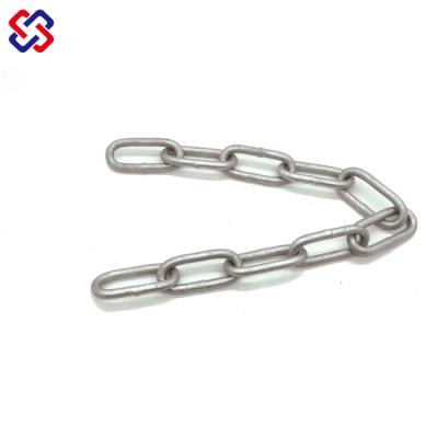 China G30 Hot Dip Galvanized Material DIN763 Long Traveling Link Chains for sale