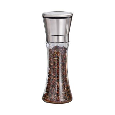 China Sustainable 304 Stainless Steel Grinder Kitchen Supplies Pepper Grinder Manual Powder Pepper Grinder Grinder for sale