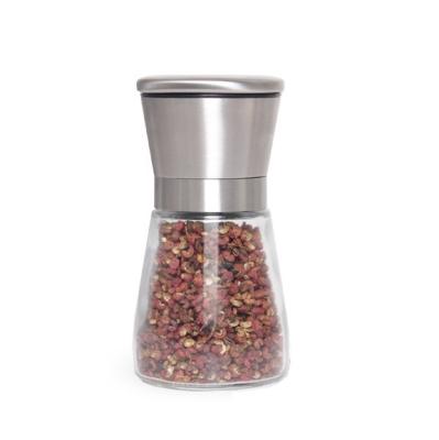 China Sustainable 304 Stainless Steel Grinder Kitchen Supplies Pepper Grinder Manual Pepper Grinder Seasoning Bottle for sale