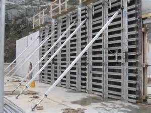 China Steel adjustable construction concrete wall formwork to support shear wall for sale