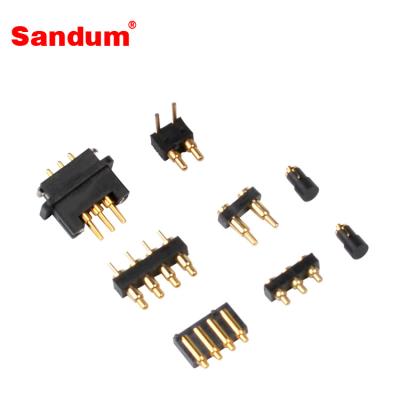 China Electronic Industry 2.54mm Launch 2 Row Pogo Pin Pins SMT Spring Loaded Pogo Pin Connector for sale