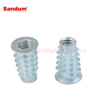 China heavy industry china fastener m8 metal inserts for wood furniture manufacturer for sale