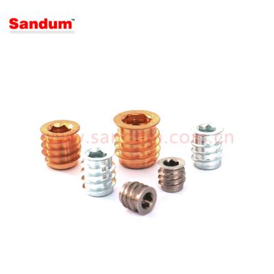 China DIN 7965 Heavy Industry Thread Insert Nut For Wood for sale