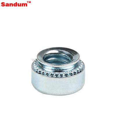 China Heavy Industry Galvanized Carbon Steel Self-Latching Nut For S-M3-1ZI, S-M5-0 ZI for sale