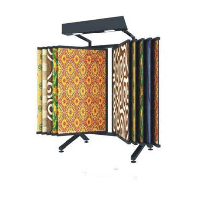 China Durable Metal Carpet Sample Display Rack Display Stand For Retail Store for sale