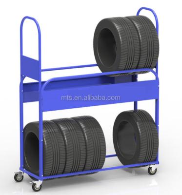 China Arket Heavy Duty Metal Display Rack Tire Storage Shelf Rack/Store/Store/Exhibition for sale