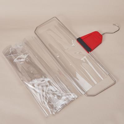 China Strong And Nice Looks Injection Mold Transparent Coat Hanger for sale