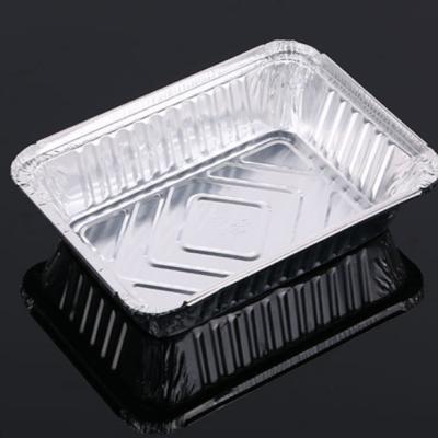 China Eco - Friendly Food Container Use Aluminum Foil Tray With Lid for sale