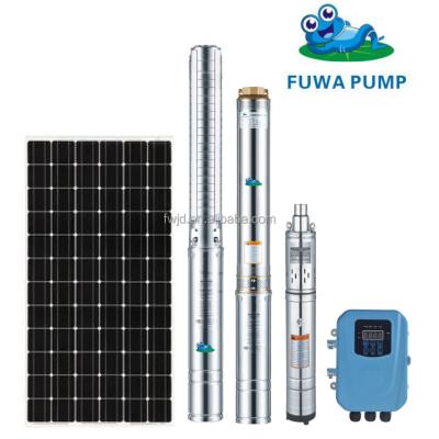 China Donglong of Thailand 110V water pump mini AC DC irrigation brushless solar submersible pump high pressure borehole for sale