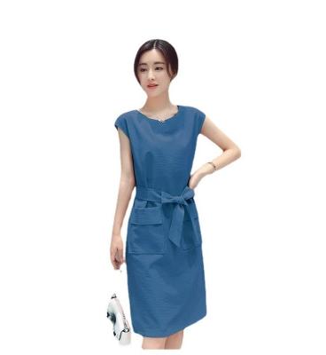 China New wholesale summer solid anti-static lace up waist elegant women's dress skirt women's lattice short skirt for sale