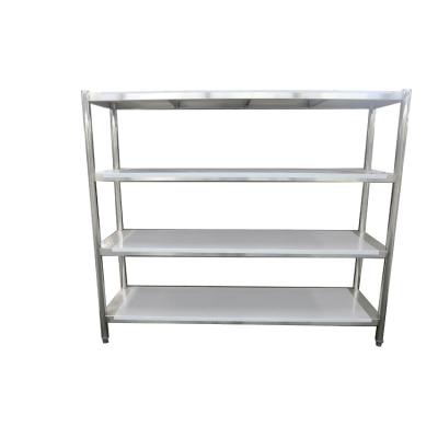 China China Factory Seller Modern 4 Shelves Stainless Steel Kitchen Food Prep Table For Restaurant for sale