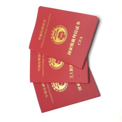 China Deluxe Certificate Booklet Booklet Brochure Coated Cardboard Printing Papers Color Instruction Folding Leaflet Manual Paper Handbook for sale