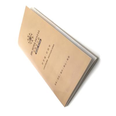 China Folding Info Brochure New 2021 Paperboard Coated Paper Double Sides Printing Color Instruction Folding Brochure Die Cut Brochure Manual Booklet for sale