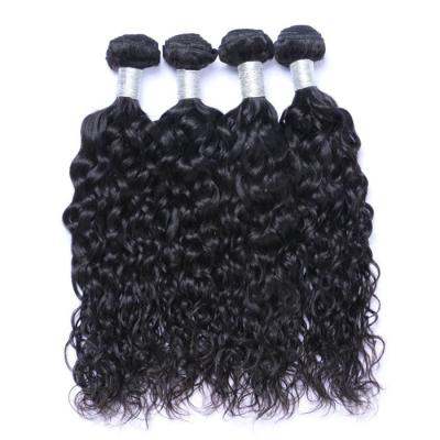 China Cabelos Hair Extensions Virgin Indian Single Body Wave Weft Double Cuticle Aligned Water Wave One Bundle Hair Indian for sale