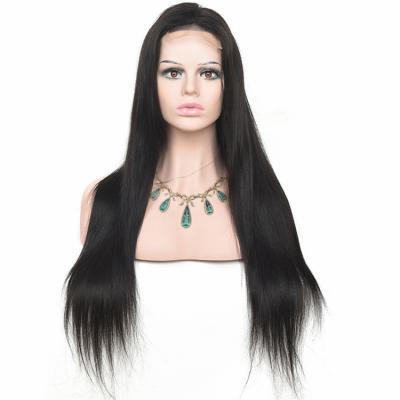 China Peruvian Remy Hair Straight 4*4 Lace Closure Soft Thick Straight 4*4 Lace Closure Barely Shedding Wigs For Black Women for sale