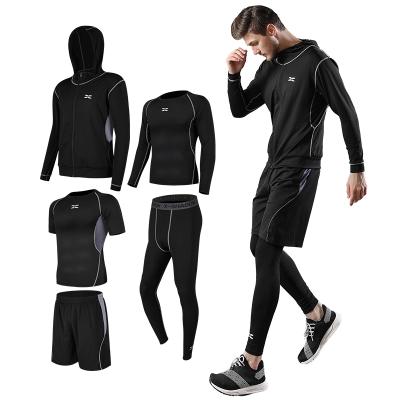 China China Factory Wholesale Breathable Gym Sportswear Tight Fitness Wear Men Sports Workout Training Clothing for sale