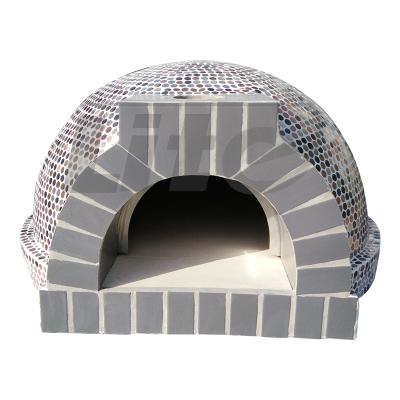 China Easy Clean Commercial Wooden Pizza Oven Stone Clay Brick Oven Supports A Shape Cafe Custom Size Ovens for sale