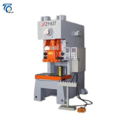 China Metal Sheet Punching Machine JF21 63T Pneumatic Power Press Machine Made In China for sale