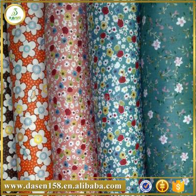 China Good Quality Shanghai Textile Antistatic Wholesale Soft Cotton Printed Fabric for sale