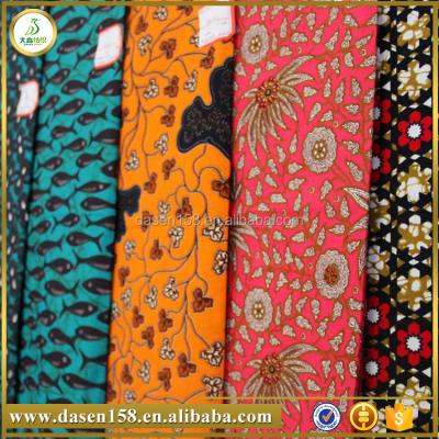 China Shrink-Resistant African Make Clothes High Quality Nigeria Style Waxed Linen Fabric African Wax Prints Fabric for sale