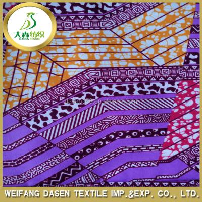 China Latest Tear-Resistant Wax Fabric African Wax Prints Wholesale Fabric Batik Fabric for sale