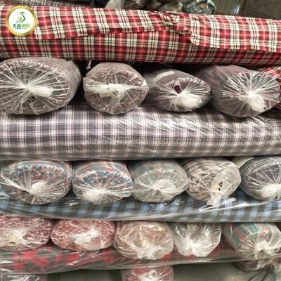 China Tear-Resistant Yarn Dyed Stock 100% Cotton Cloth Fabric for sale