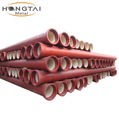 China Sewage / dringking water class k9 black malleable cast iron pipe 100mm for sale