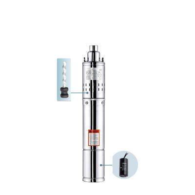 China 3QG/4QG Clarified Water Screw High Head Pressure Submersible Borehole Pump For Clean Water for sale