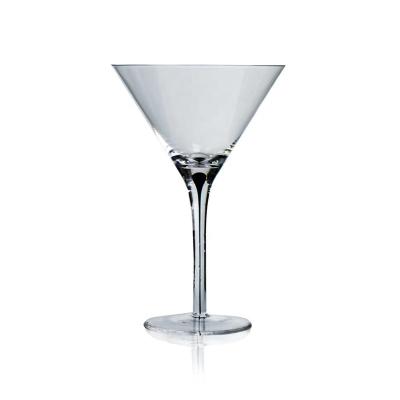 China Hot Selling Blown Hand System Cocktail Desse Flat Bottom Glass Champagne Glasses Creative Martini Glass Classic For Home Party Ice Cream Bubble for sale