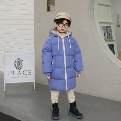 China Bubble Breathable Nylon Fabric Boys Girls Fluffy Streetwear 2022 Warm Winter Boys Outdoor Hooded Girls Fashion Hooded Jacket for sale