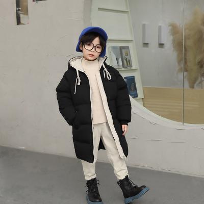 China Factory Sale Boys and Girls Jacket 2022 Solid Color Zipper Winter Jacket Warm Neutral Bubble Jacket Breathable for sale