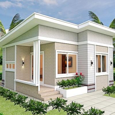 China Steel Frame Modern Prefab Lightweight Villa Small Cabin Modern House Hurricane Proof Beach Houses Luxury Villas for sale