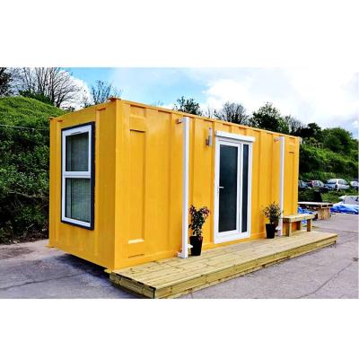 China Termal Insulation Layer Customized Prefab Shipping Container Homes Garden House Office Outdoor Glass Pod Glass Container Studio Houses for sale