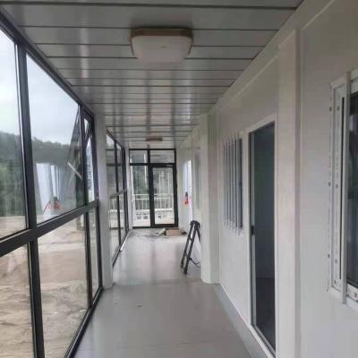 China Modern Steel Structure Container House Steel Mobile Home Trailer Corridor Prefab Homes Container House for sale