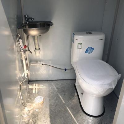 China Hot Sale Modern Prefab Portable Toilet With Shower Public Cabin Toilet Houses Portable Toilet Room for sale