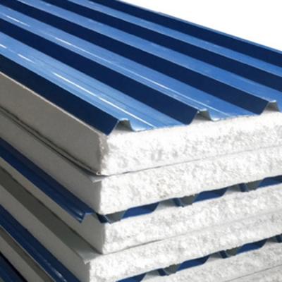 China Easy Operation EPS Cement Sandwich Panel For Steel Roof And Wall Color Sandwich Panel Prefab House for sale