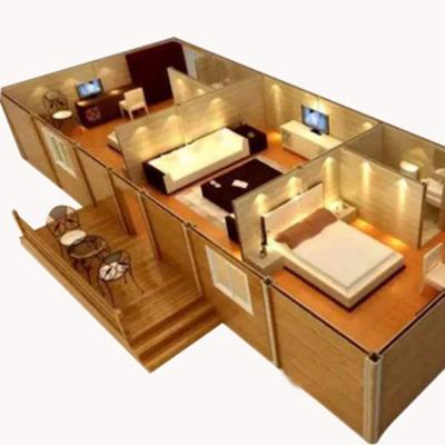 China Modern Prefab Houses Function Housing Modular Prefab Cabin House Living Container Caravan Tiny Homes for sale