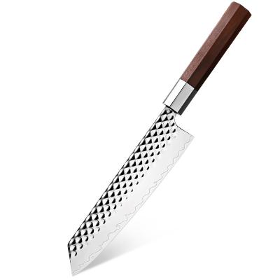 China Viable Professional Three-Layer Kitchen Compound Steel Kiritsuke Knife 8.5 Inch Chef Knives Sharp Utility Japanese Cutting Tools for sale