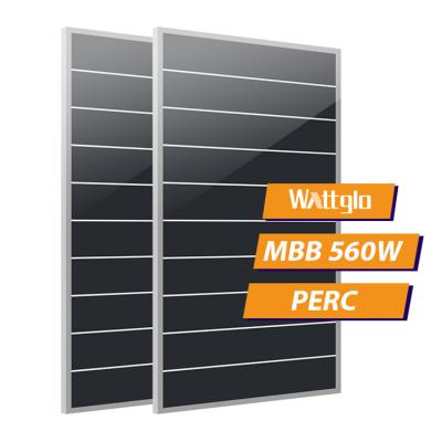 China High Efficiency 530w 535w 540w 545w 550w Stranded Solar Panel For Power Plant Generator 210mmx35mm for sale