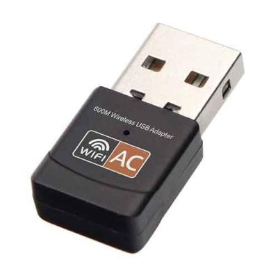 China LAPTOP factory price AC 600Mbps usb wireless adapter for PC /computer for sale