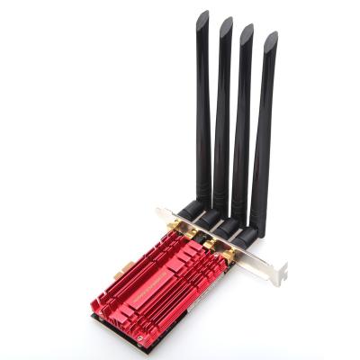 China Win XP/Vista/Win 7/Win 8/ MAC AC1900Mbps PCI Express Dual Band BCM4360 802.11ac/b/g/n PCI-E WiFi Adapter 4*5db Desktop Antennas Win10/Linux/for Broadcom for sale