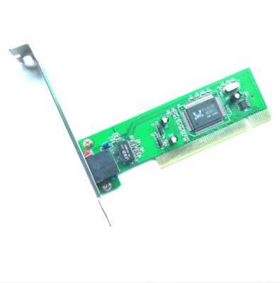 China RJ45 network card ZGH mini single left PCI diskless network card RTL8139D for sale