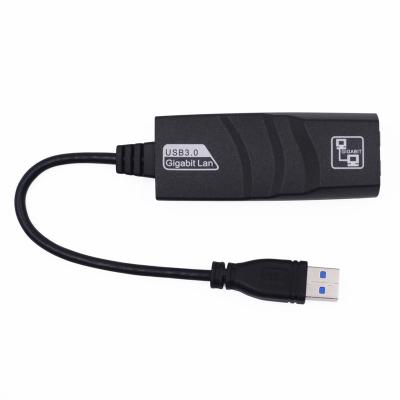 China LAPTOP Network USB 3.0 to Ethernet RJ45 LAN Gigabit Adapter for 10/100/1000Mbps for sale