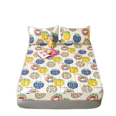 China Wholesale Printing Cotton Crib Fitted Sheet Super Soft Organic Bedspread Folded Set Waterproof for sale