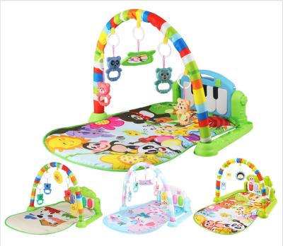 China Interesting Size 100%cotton Baby Music Pedal Piano Play Mat Fitness Support for sale