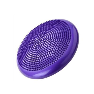 China Yoga Colored Message Fitness Sports PVC Balance Mat Ball Exercise Cushion for sale