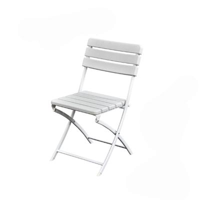 China Modern Hot Sales Indoor Outdoor Gardening Folding Chair With Wooden Slats Design for sale