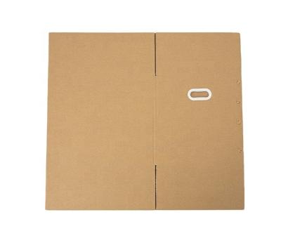 China Wholesale Recyclable Low Price Corrugated Cardboard Strong Kraft Paper Moving Shipping Box With Custom Logo Print for sale