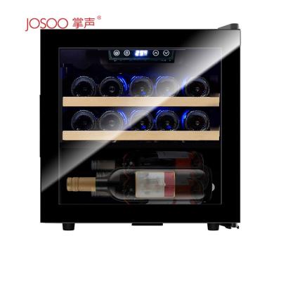 China Constant Temperature Black Wine Cooler Customized Countertop Wine Cooler Display Winerefrigerator for sale